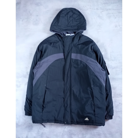 Vintage 2003 Y2K ADIDAS WINTER JACKET ESSENTIAL UNISEX SPORT - Picture 1 of 10